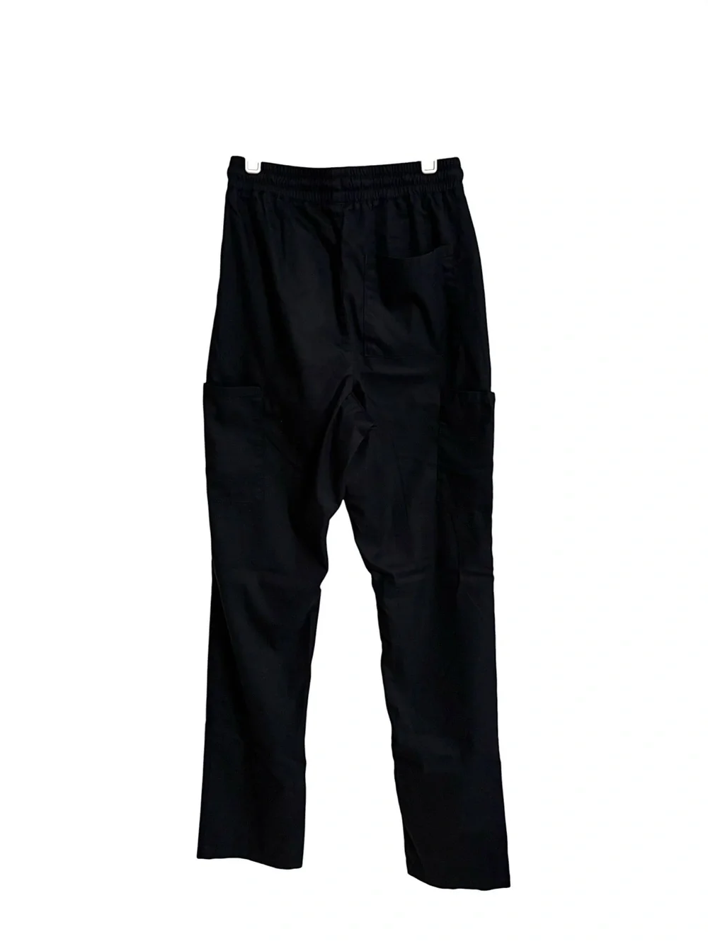 Jaanuu black stretch waistband high waisted nurse medical scrub pants size XST